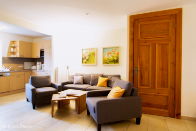 Ferienwohnung Antoine - Wohnbereich · © Silvia Priebe
