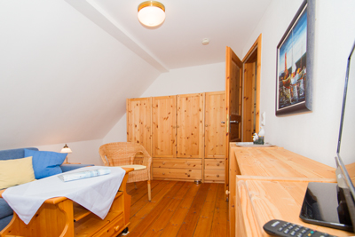 Ferienwohnung Clara - Wohnbereich · © Silvia Priebe