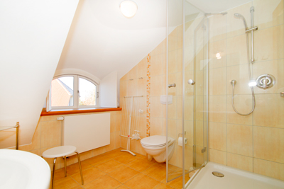 Ferienwohnung Clara - Badezimmer foto · © Silvia Priebe