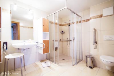 Ferienwohnung Ottilie - Badezimmer foto · © Silvia Priebe