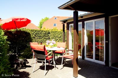 Ferienwohnung Ottilie - Terrasse · © Silvia Priebe